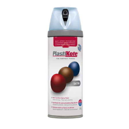 PlastiKote Twist & Spray Paint 400ml - Satin Warm Grey [src:copper_13.jpg@20260112092044]