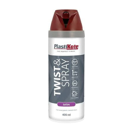 PlastiKote Twist & Spray Paint 400ml - Satin Night Navy [src:copper_5.jpg@20260112092046]