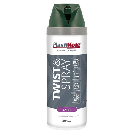 PlastiKote Twist & Spray Paint 400ml - Satin Sumptuous Purple [src:copper_9.jpg@20260112092047]