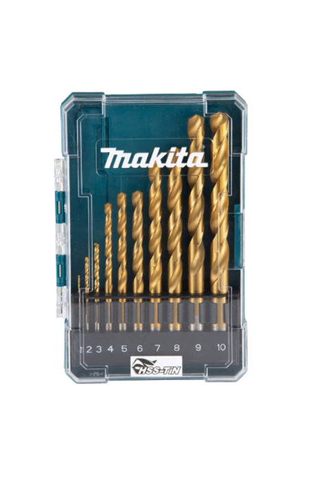 Makita D-72849 HSS TIN Drill bit Eco Set 10 Piece Main Image