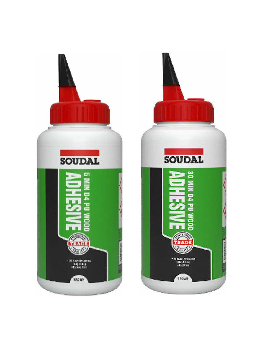 Soudal 5 Minute D4 PU Wood Adhesive Liquid 750g Main Image