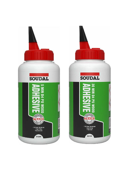 Soudal 5 Minute D4 PU Wood Adhesive Liquid 750g Main Image