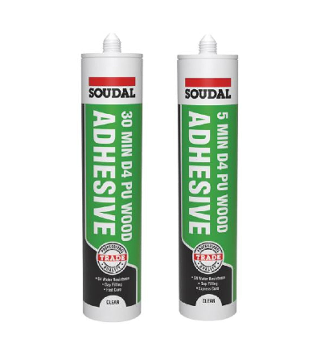 Soudal 5 Minute D4 Wood Adhesive Gel 290ml Main Image