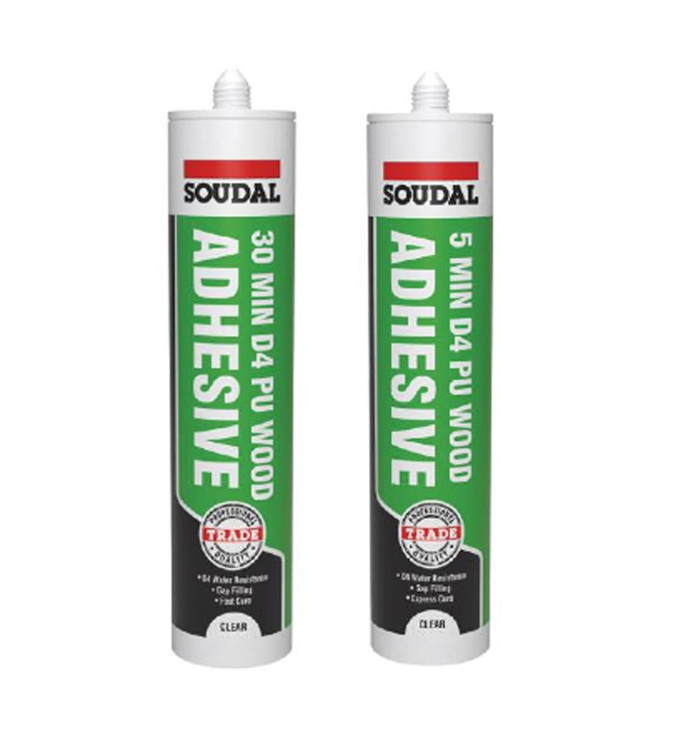 Soudal 5 Minute D4 Wood Adhesive Gel 290ml Main Image