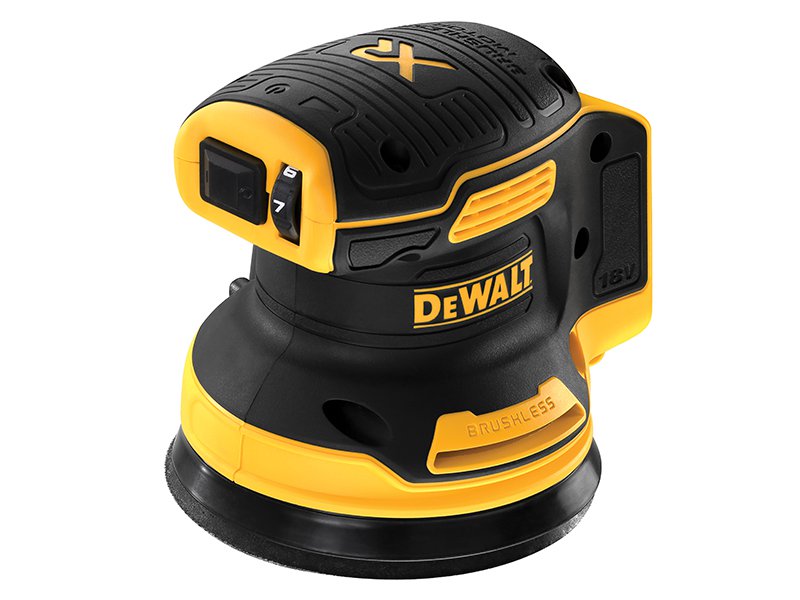 DEWALT Power Tools DCW210N XR Brushless Random Orbital Sander 18V Bare Unit Main Image [src:dewdcw210n.jpg@20261028124000]