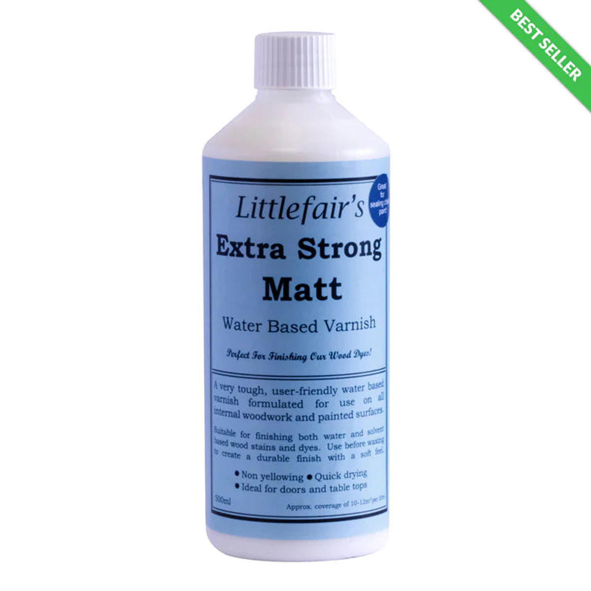 Extra Strong Indoor Wood Varnish Matt - 500ml Main Image