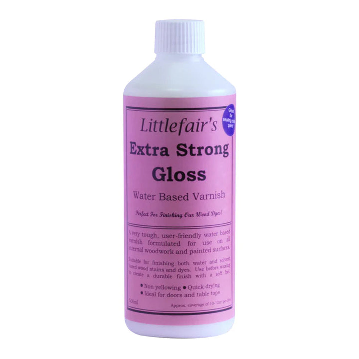 Extra Strong Indoor Wood Varnish Gloss - 500ml Main Image