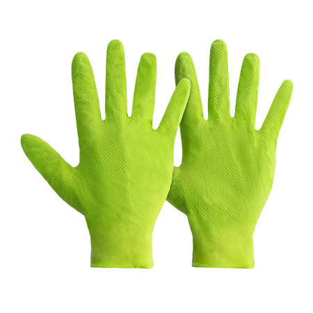 Green Ideall® Grip Nitrile Gloves 50pcs [src:green2.jpg@20260928132500]
