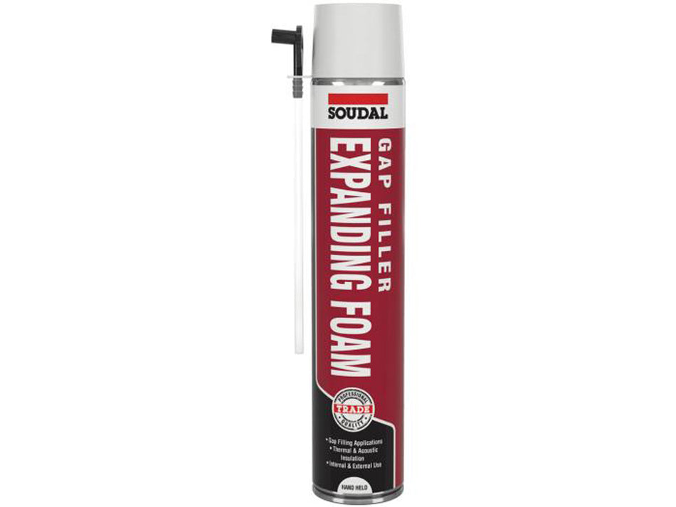 Soudal Gap Filler Expanding Foam - Hand Held 750ml Main Image