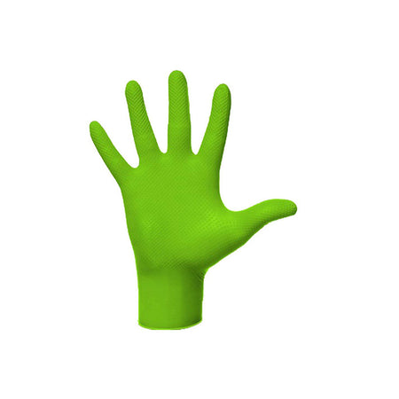 Green Ideall® Grip Nitrile Gloves 50pcs M 7-8 [src:green-1.jpg@20260112092118]