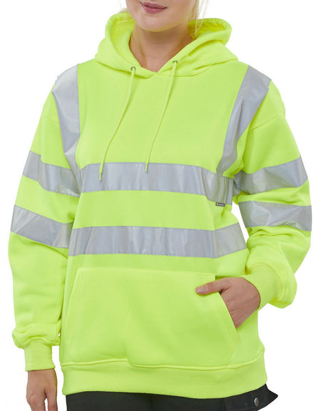 Hi-Vis Overhead Hoodie - Yellow Main Image [src:hvhoody.jpg@20261023093143]