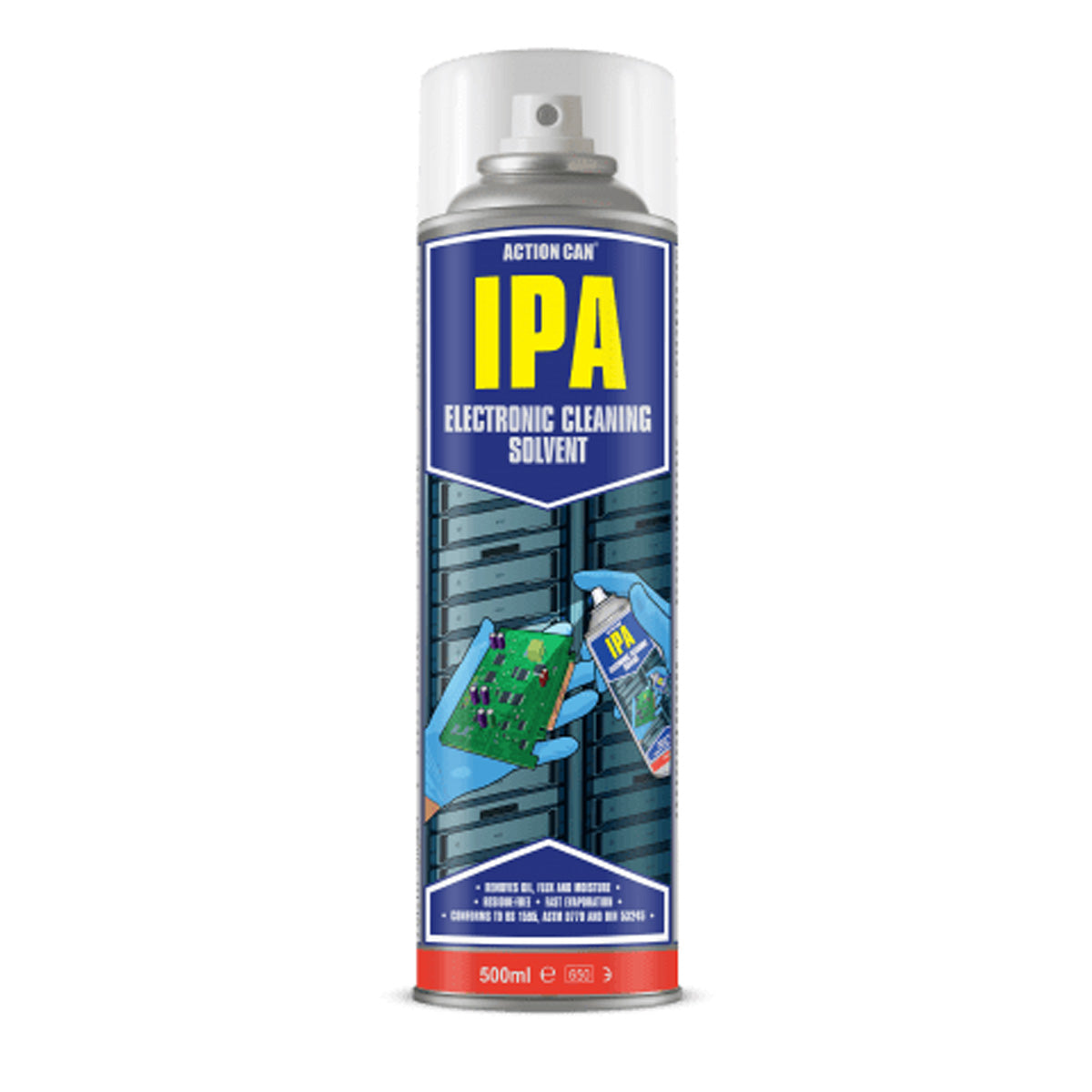 IPA Electronic Cleaning Solvent 	500ml Aerosol Main Image