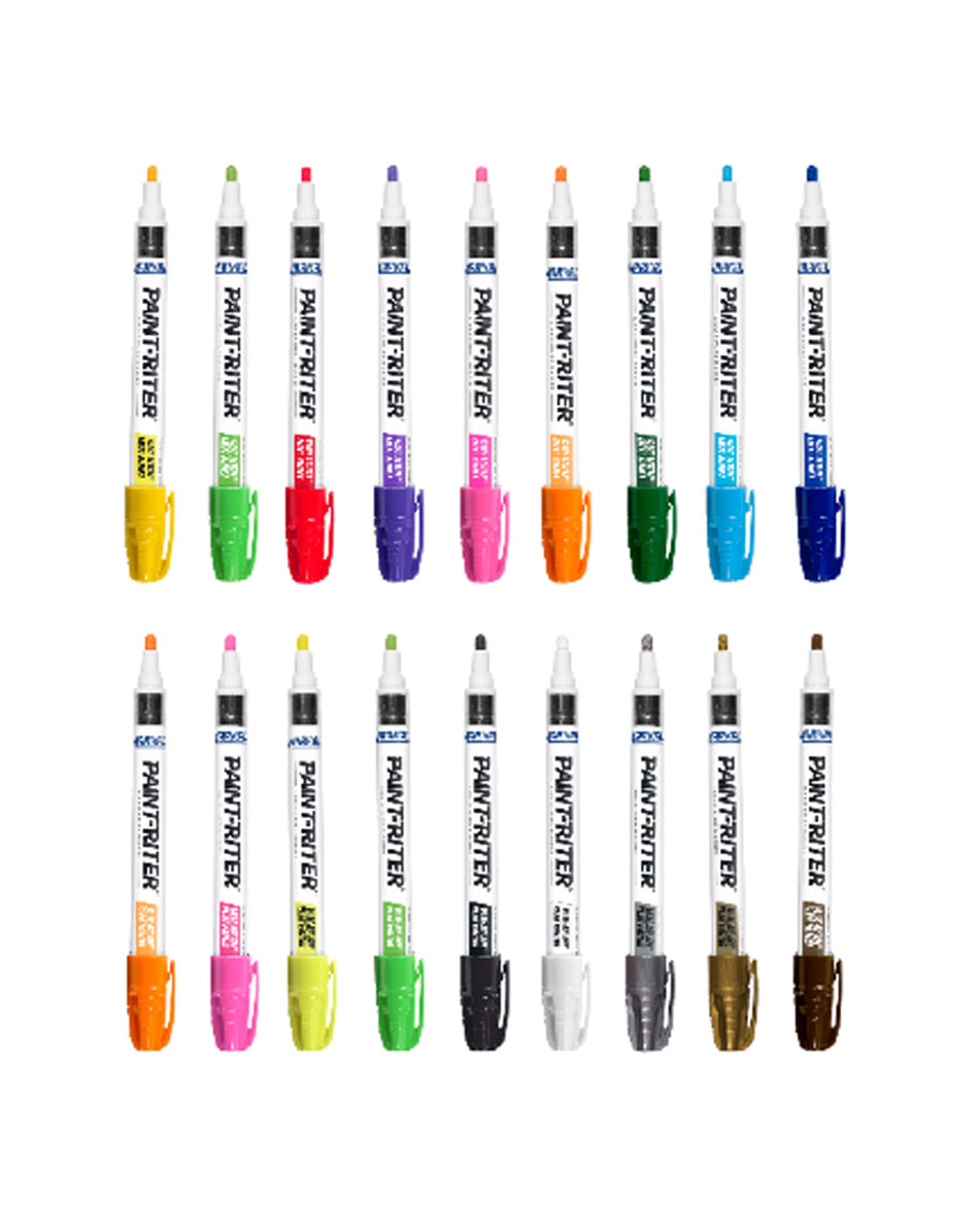 Markal Paint-Riter Valve Action Marker White Main Image [src:main_new.jpg@20260112092153]