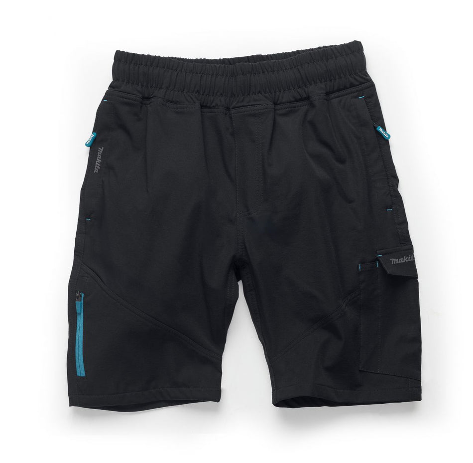 Makita Axis Stretch Shorts - Black Main Image [src:makita axis stretch shorts 1.jpg@20260813162956]