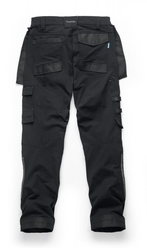 Makita Onyx Stretch Trouser - Black [src:makita onyx stretch trousers 2.jpg@20260814104212]