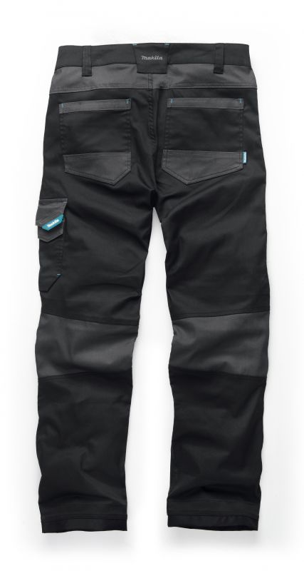 Makita Vector Stretch Trousers - Black [src:makita vector stretch trouser 2.jpg@20260817124849]