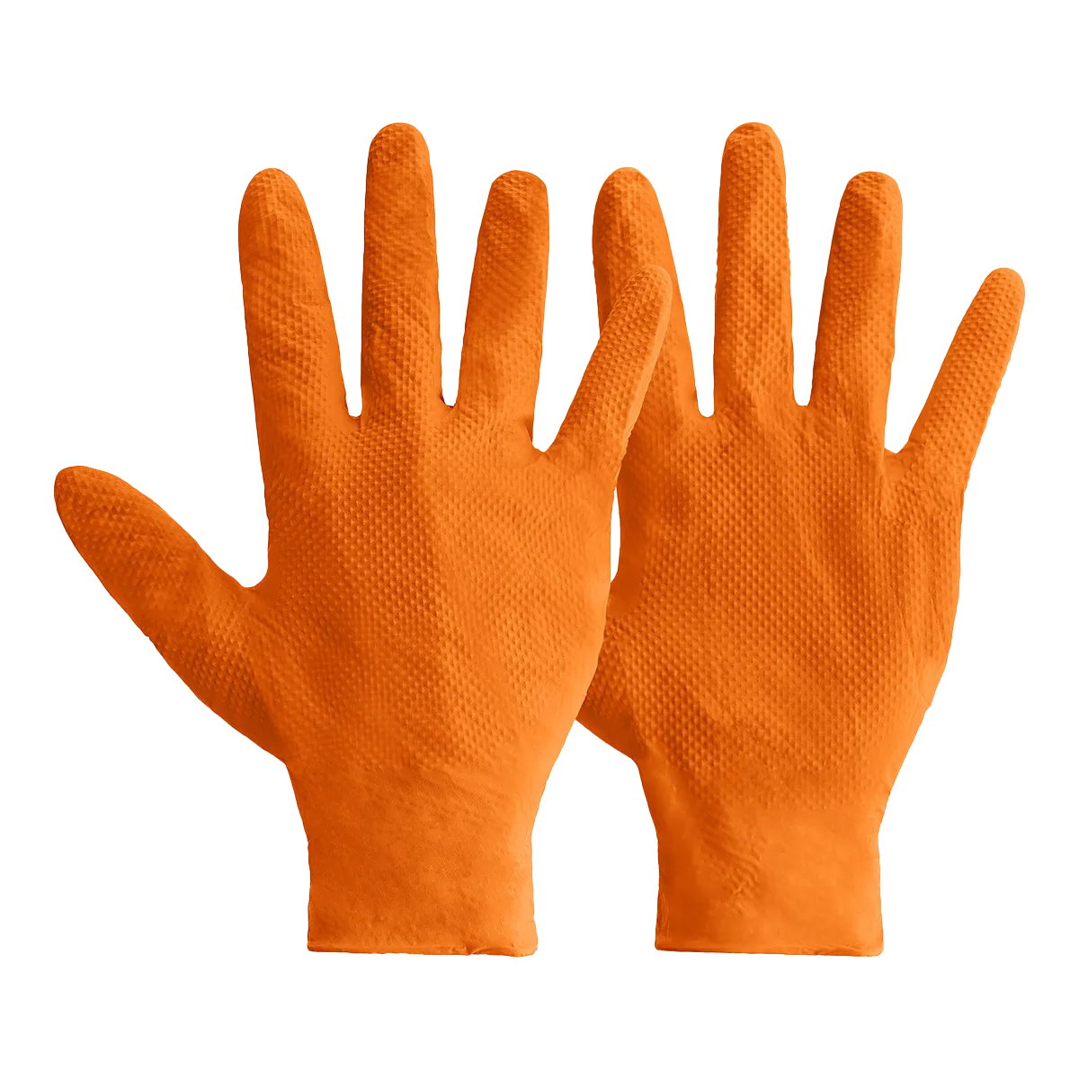 Orange Ideall® Grip Nitrile Gloves 50pcs [src:orange1.jpg@20260928132406]