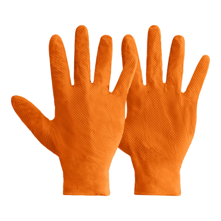 Orange Ideall® Grip Nitrile Gloves 50pcs [src:orange1.jpg@20260928132406]