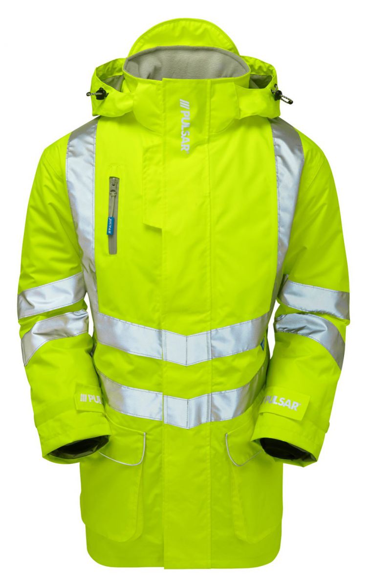 Pulsar Protect Padded Storm Coat - Yellow Main Image [src:p187.jpg@20261005093036]