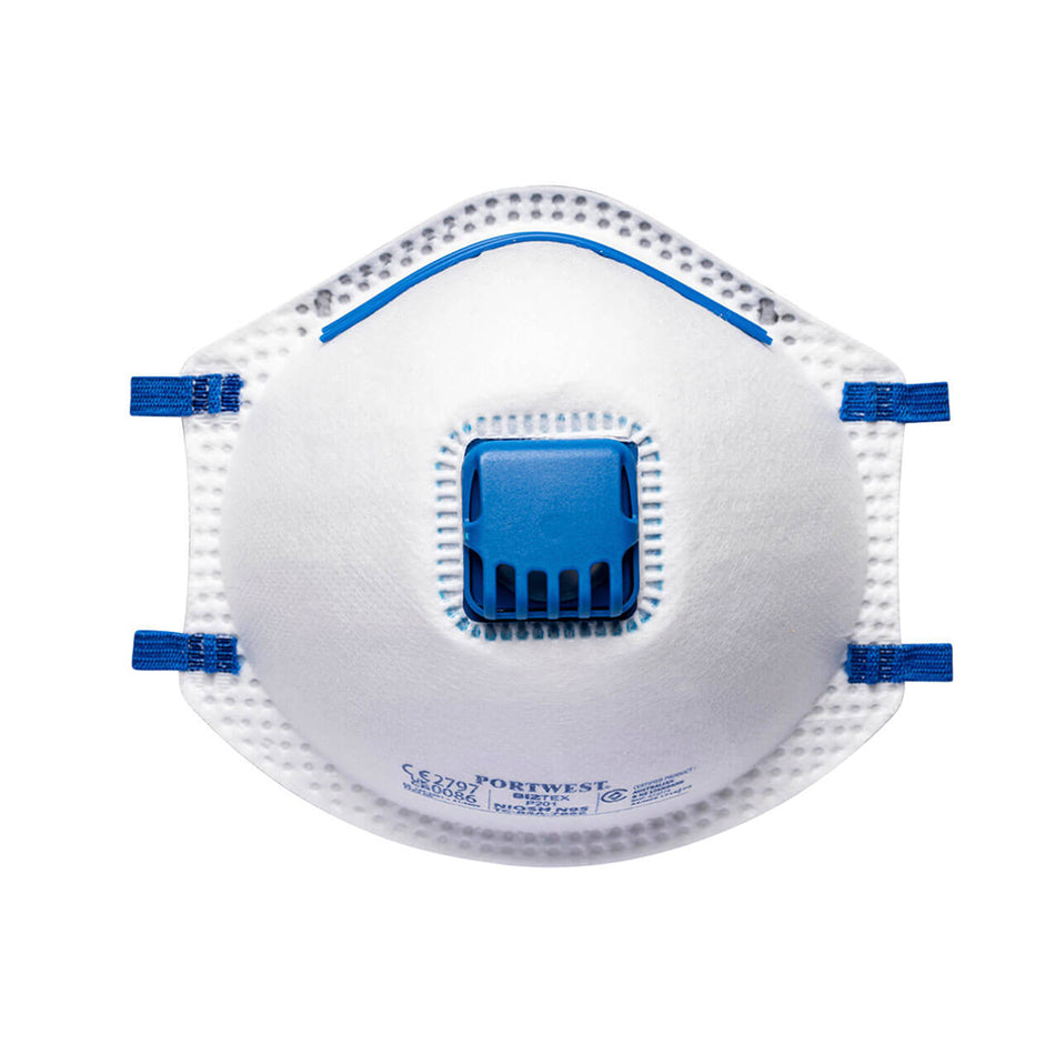 P201 - FFP2 Valved Respirator Mask (Pk10)