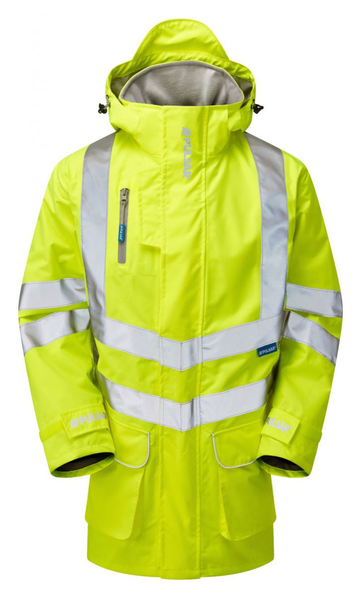 Pulsar Protect Mesh Lined Storm Coat - Yellow Main Image [src:p421.jpg@20261005082626]