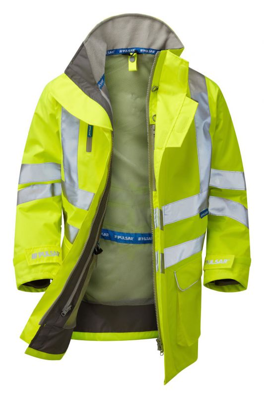 Pulsar Protect Mesh Lined Storm Coat - Yellow [src:p4213.jpg@20261005082641]