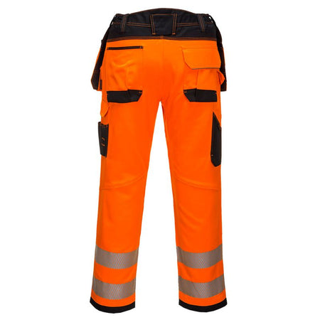 T501 - PW3 Hi-Vis Holster Pocket Work Trousers Orange/Black [src:pw3o2.jpg@20261026142229]