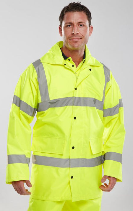 Hi-Vis Lightweight Rain Jacket - Yellow [src:rjy3.jpg@20261026113236]