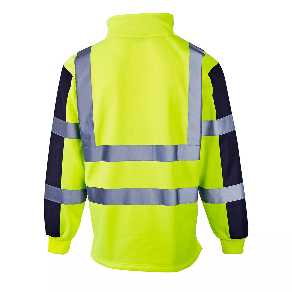 Hi-Vis 1/4 Zip Rugby Shirt - Yellow/Navy [src:rugbyy3.jpg@20261026110843]