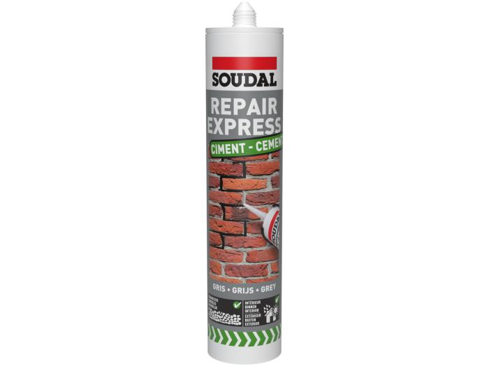 Soudal Repair Express Cement Tube | Grey 290ml