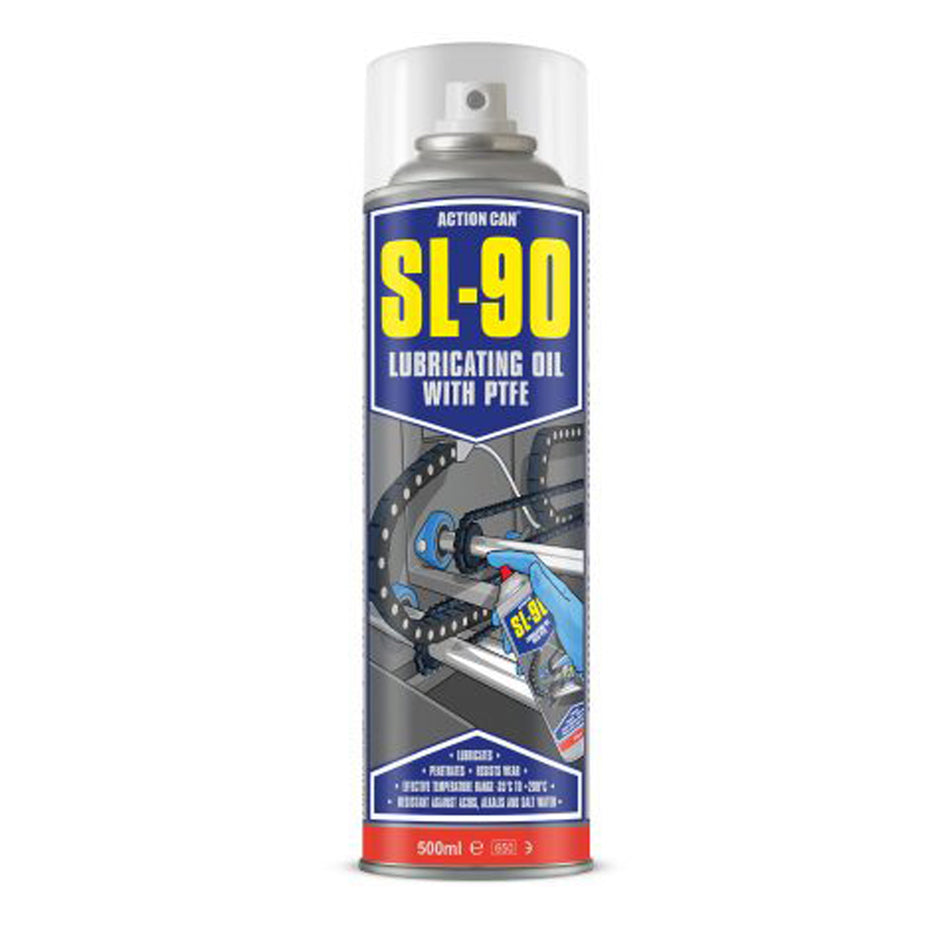 SL-90 Lubricating Oil with PTFE 500ml Aerosol TwinSpray Main Image