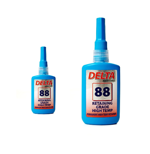 Delta 88 Permanent High Temp Retaining Grade 10ml / 50ml Loctite 601 603 Equivalent D88