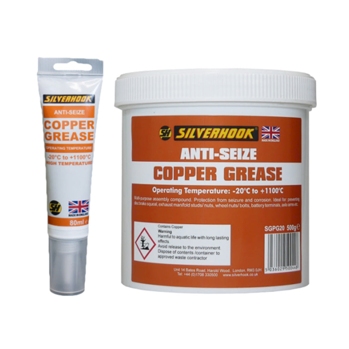 SILVERHOOK COPPER GREASE TUBE 80ML Main Image