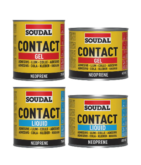 Soudal 46A Contact Adhesive Neoprene Gel 125ml Main Image