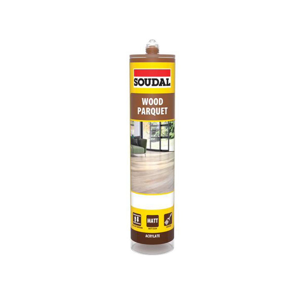 Soudal Parquet & Timber Sealant Light Grey 290ml Main Image