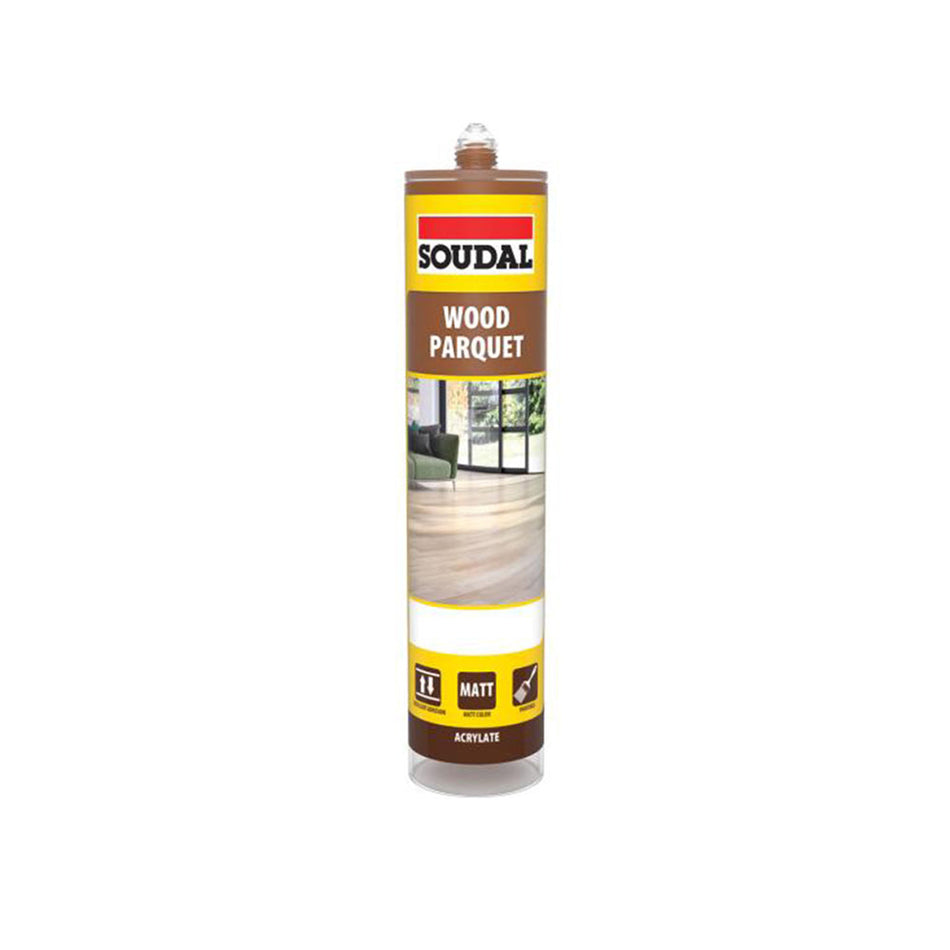 Soudal Parquet & Timber Sealant Light Grey 290ml Main Image