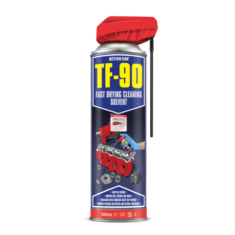 Action Can TF-90 Fast Dry Cleaning Solvent 500ml Smart Straw