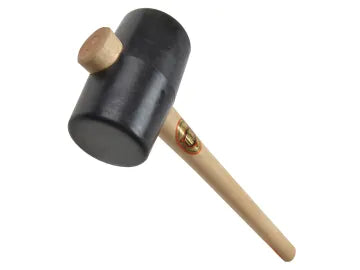 Black Rubber Mallet - Wood Handle 61-954 Main Image