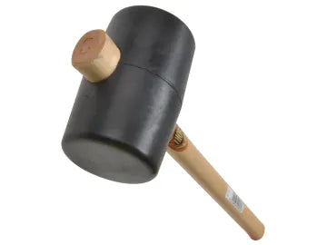 Black Rubber Mallet 90mm 1200g - Wood Handle 61-957 Main Image