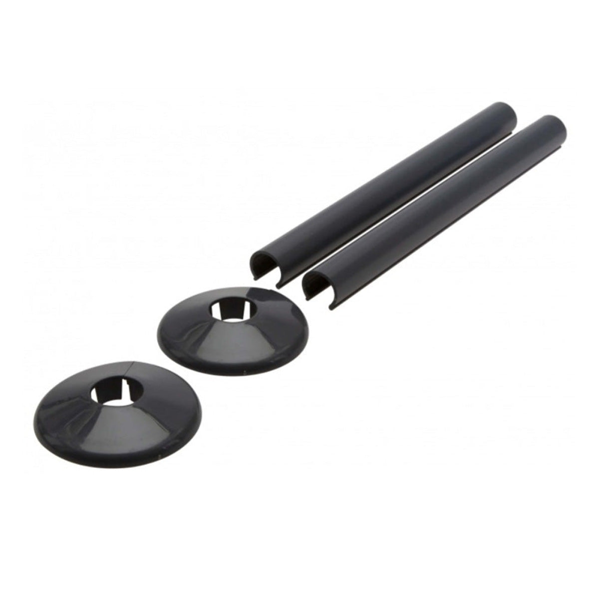 Snappit Radiator Tail Kit For 15mm Pipe - Anthracite Grey Main Image