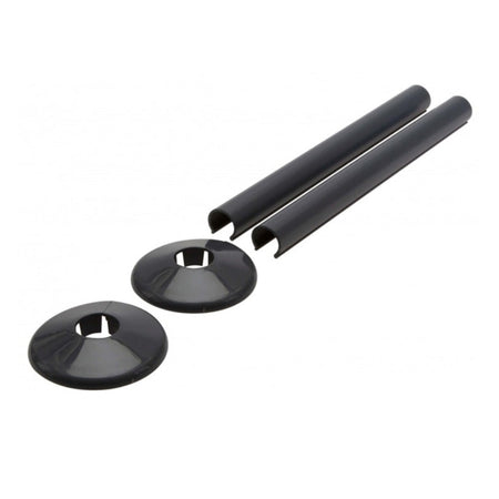 Snappit Radiator Tail Kit For 15mm Pipe - Anthracite Grey Main Image