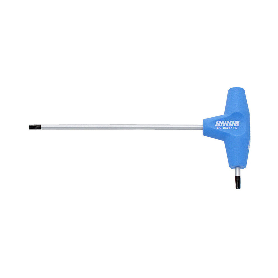 Unior TX Profile Screwdriver with T-Handle 193TX Torx Key