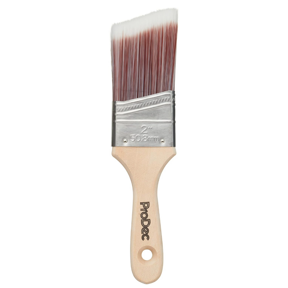 ProDec 2" 50m Short Handle Cutting In Paint Brush For Angles and Edges Synthetic
