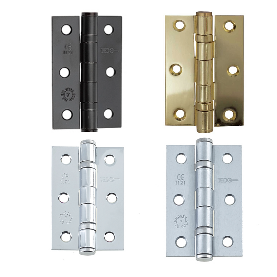 Jedo Grade 7 Steel Ball Bearing Hinges - 3" / 76x50x2.2mm - J8502