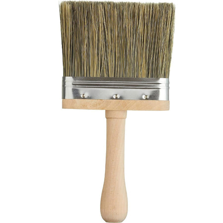 4" Grey Bristle Dusting Brush Main Image