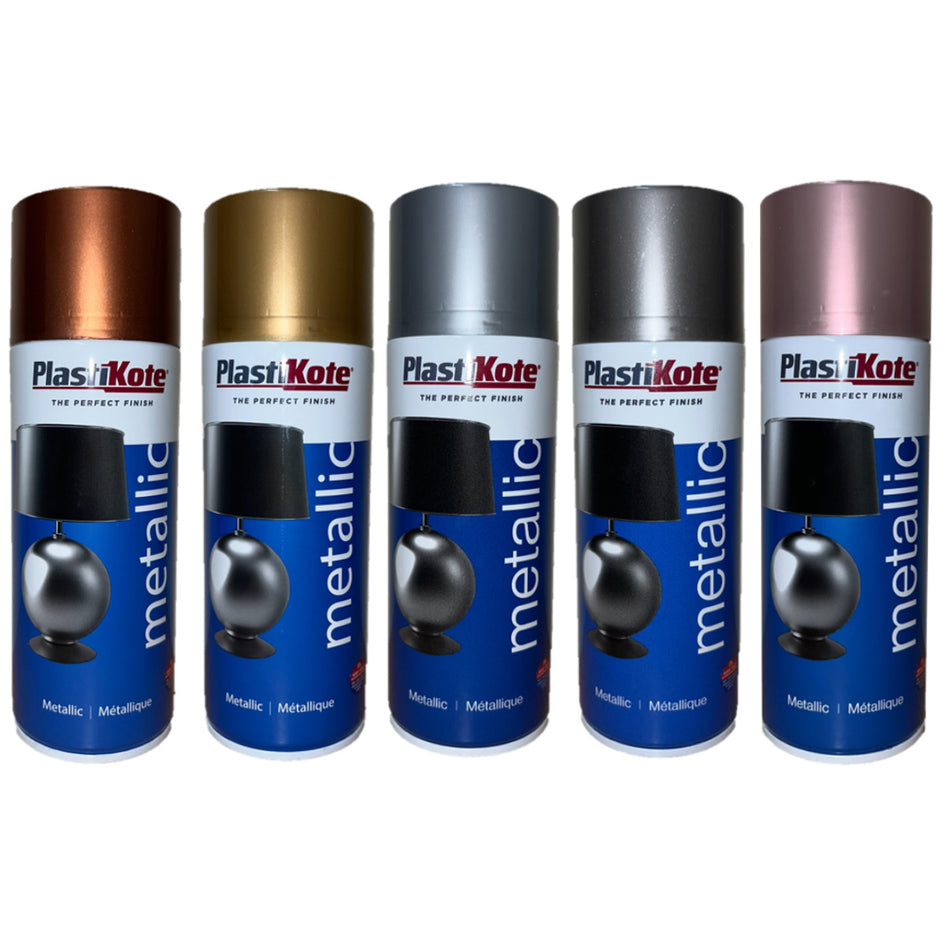 Plastikote Metallic Spray Paint 400ml - Gold Main Image