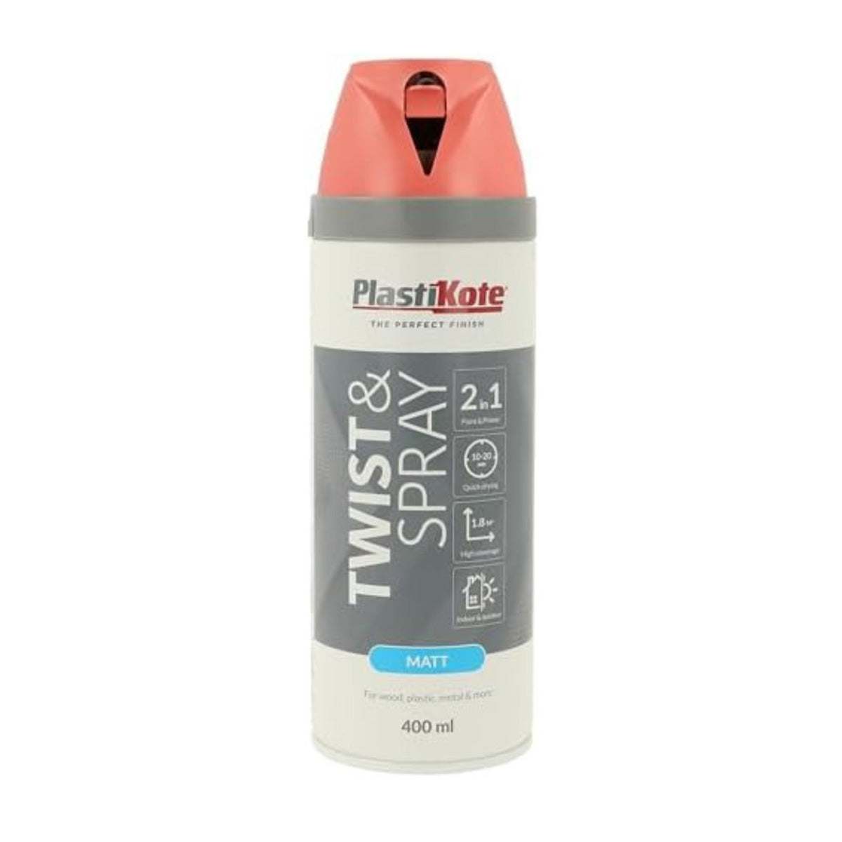 PlastiKote Twist & Spray Paint 400ml - Matt Classic Teal [src:untitled_design_8.jpg@20260112092434]