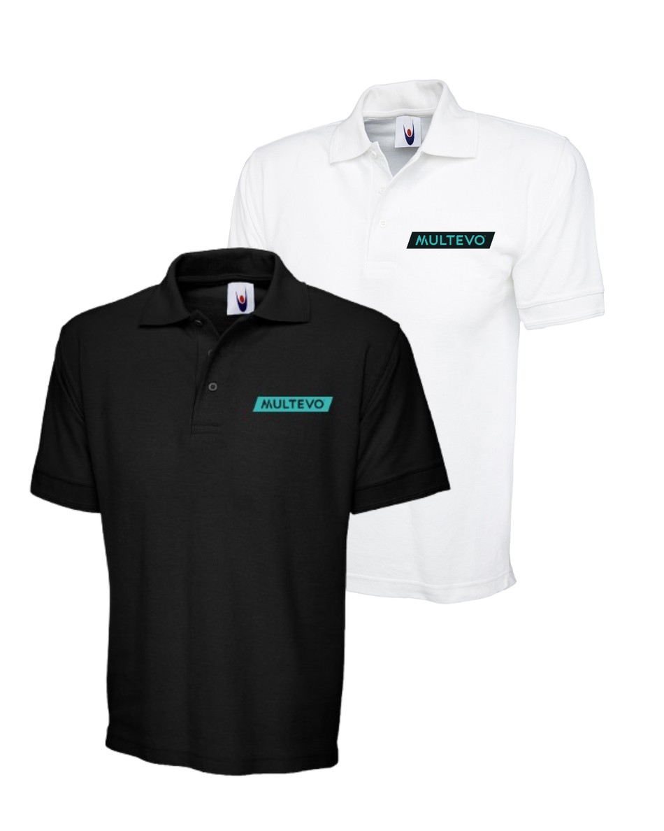 Classic Poloshirt - Black / White - Unisex