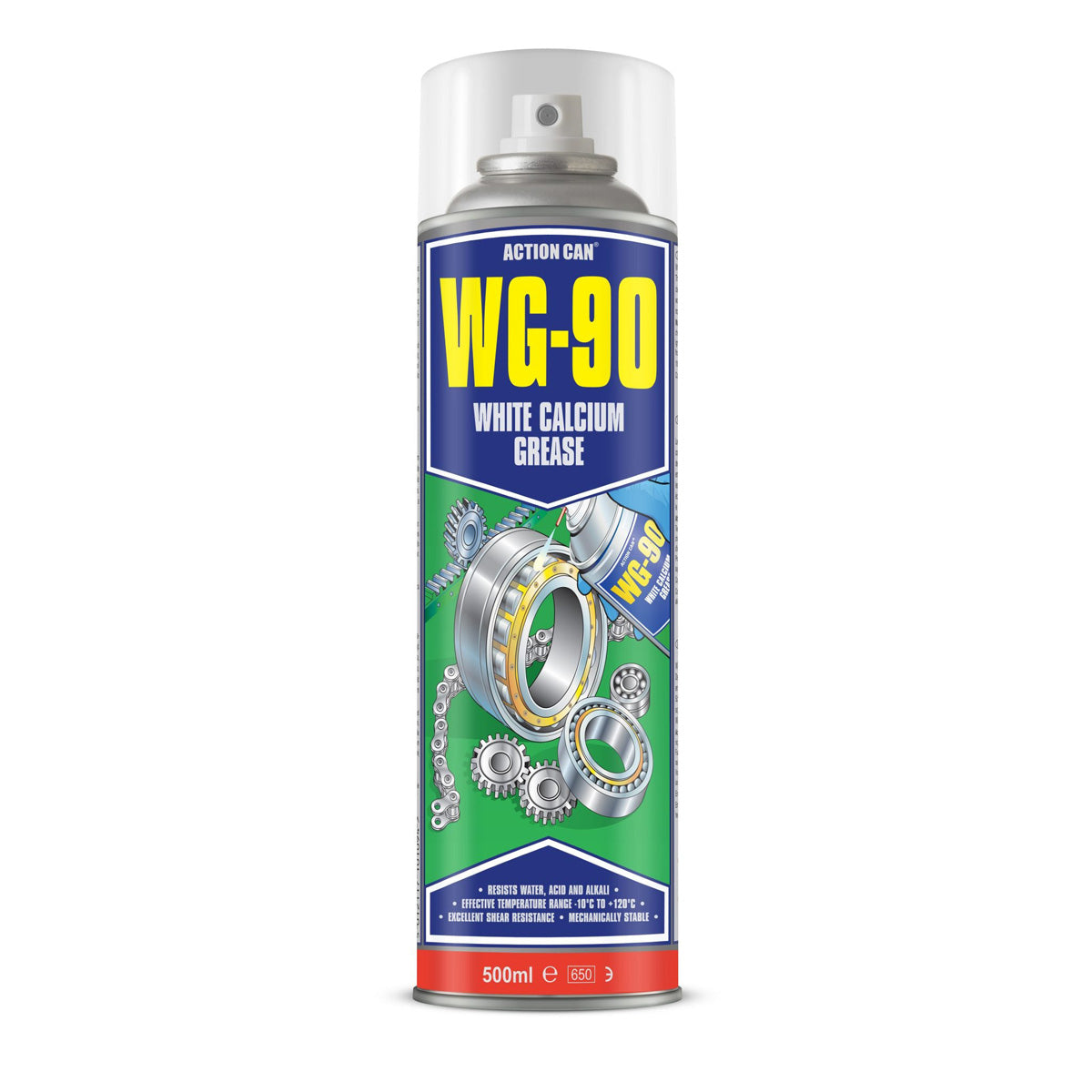 WG-90 White Lithium Grease 500ml Aerosol TwinSpray Main Image