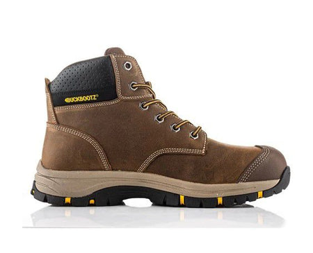 WIZARDZ Leather Safety Lace Boot Brown [src:wizl1br2.jpg@20260819124059]